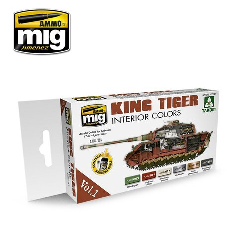 A.MIG 7165 KING TIGER INTERIOR COLORS
