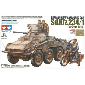 TAMIYA 37019 GERMAN HEAVY ARMORED CAR Sd.Kfz.234/1 1/35