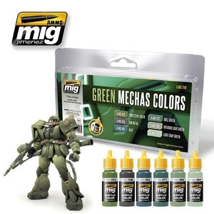 A.MIG-7149 GREEN MECHAS COLORS