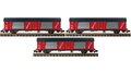 FLEISCHMANN-834801-3-DELIGE-POSTWAGEN-SET-PTT-POST-N